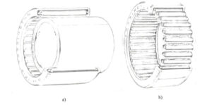 Full needle roller bearing